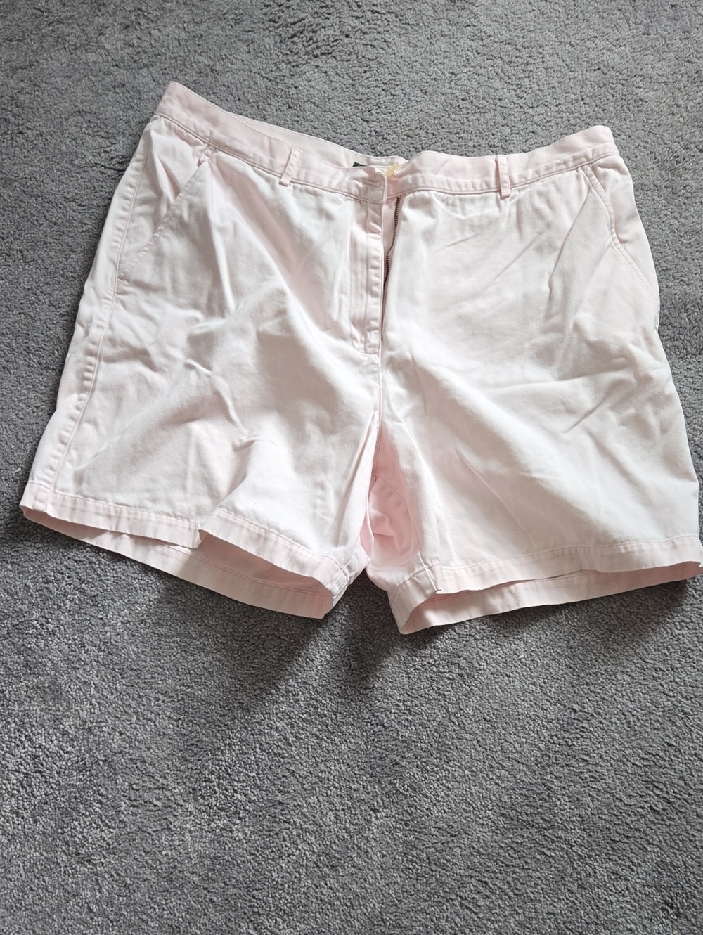 Lauren Ralph Lauren Pale Pink Cotton Bermuda Shorts sz 20w